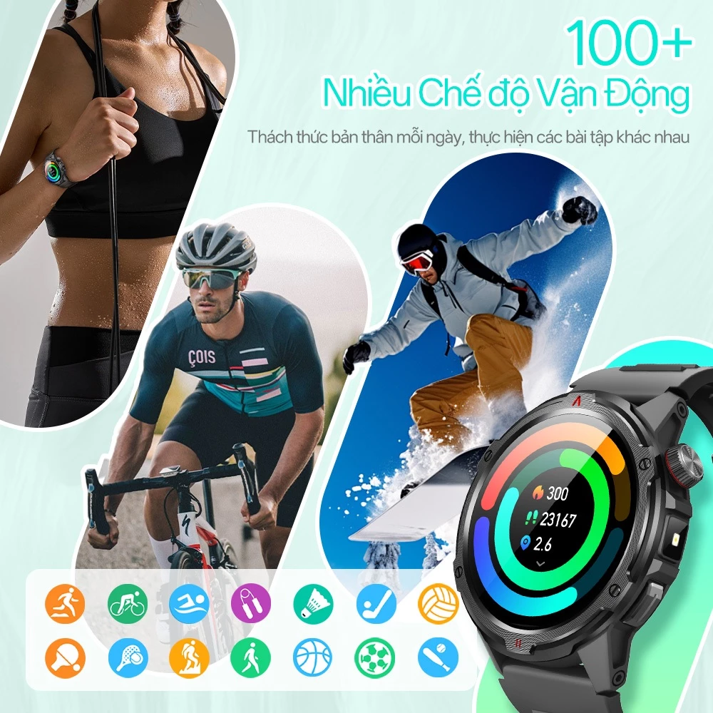 AOLON TETRA R4 178+ chế độ thể thao